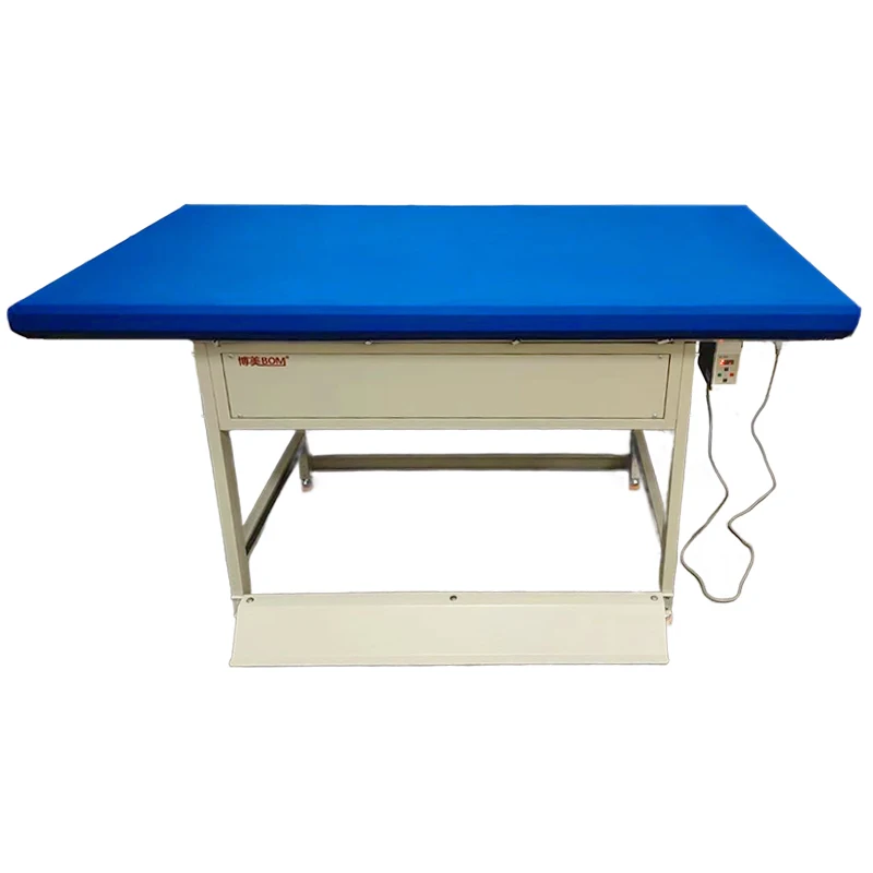 Air suction hot stamping table, foot pedal point type rocker arm, clothing factory, dry cleaning shop, household use