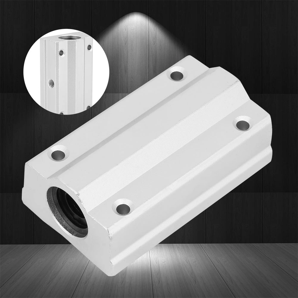 Linear Ball Bearing Block Slide unit 22mm Aluminum Alloy Long Rail Linear Motion Ball Bearing Slide Bushing Slide Block