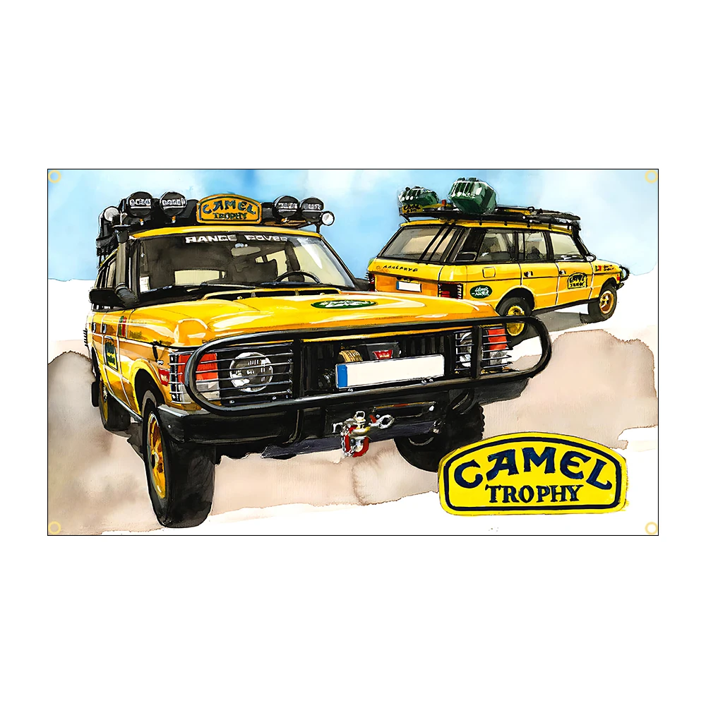 60X90CM 90X150CM C-CamelTrophys Flag ADVENTURE TRAVEIS Tapestry Polyester Digital Printing Banner for Garage Wall Art Decoration