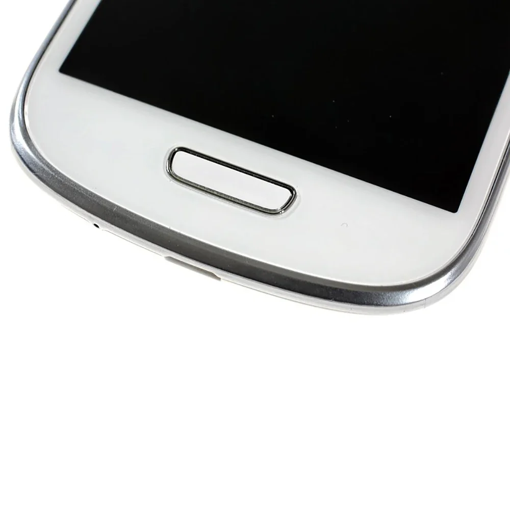 هاتف سامسونج I8190N Galaxy S3 mini 3G الأصلي مزود بذاكرة وصول عشوائي 1 جيجابايت وذاكرة قراءة فقط 8 جيجابايت وواي فاي 4.0 بوصة 5 ميجابكسل + VGA 720p @ 30 إطارًا في الثانية هاتف ذكي يعمل بنظام أندرويد