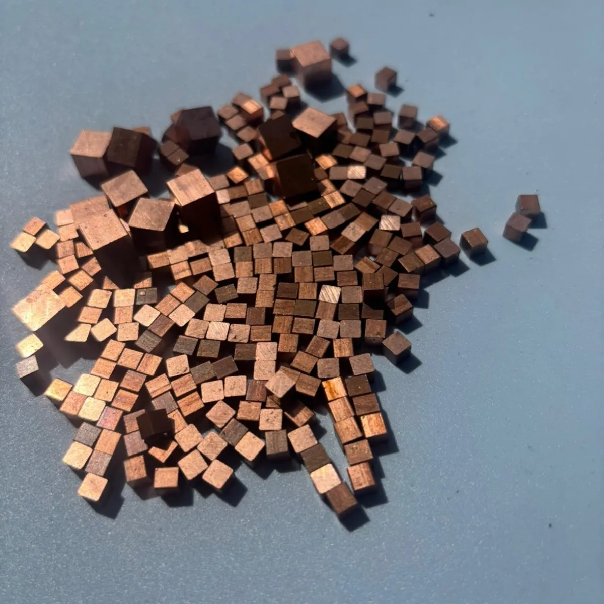 Copper Cube Block High-quality Solid Metal Raw Materials 3mm-50mm Thermal and Electrical Conductor