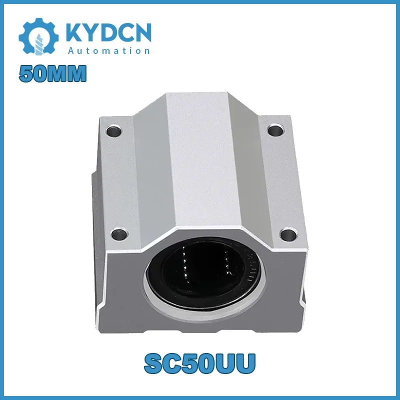 SC50UU Linear Bearing Block for Linear Shaft Sliding System SCS50UU Linear Slide Blocks Linear Slide Housing with 50mm Bearing