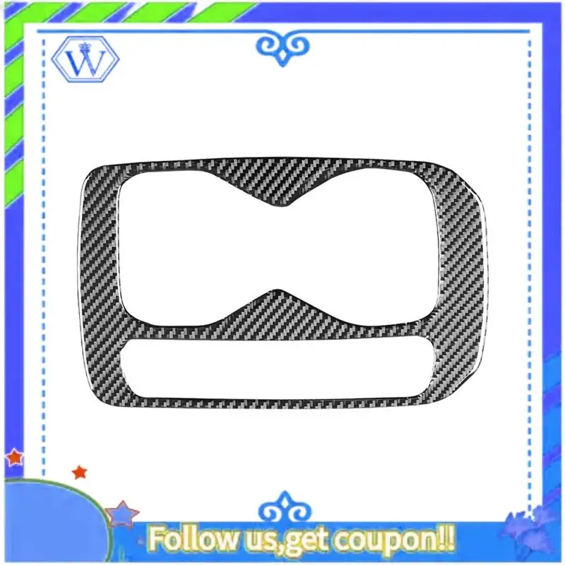 M46K-وحدة التحكم المركزية كأس الماء حامل الإطار غطاء لوحة ألياف الكربون لشركة فولكس فاجن ID.4 ID4 2021 2022 2023 الملحقات الداخلية #4