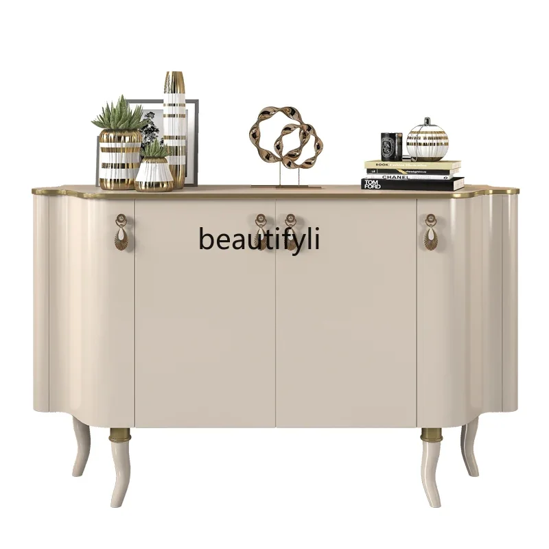 

Italian Entrance Cabinet Modern Minimalist Living Room Locker Light Luxury to Decorate Home Dining Side Home Hallway