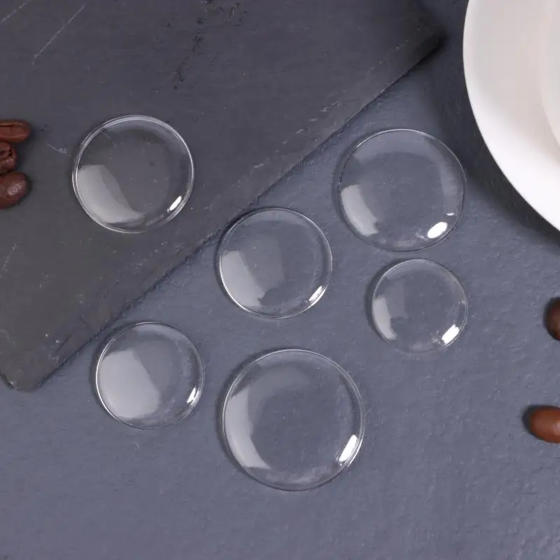 25-36MM Acrylic Round Watch Mirror Lid Watch Replacement Mask Transparent Surface Flat Face Mirror Watch Accessories