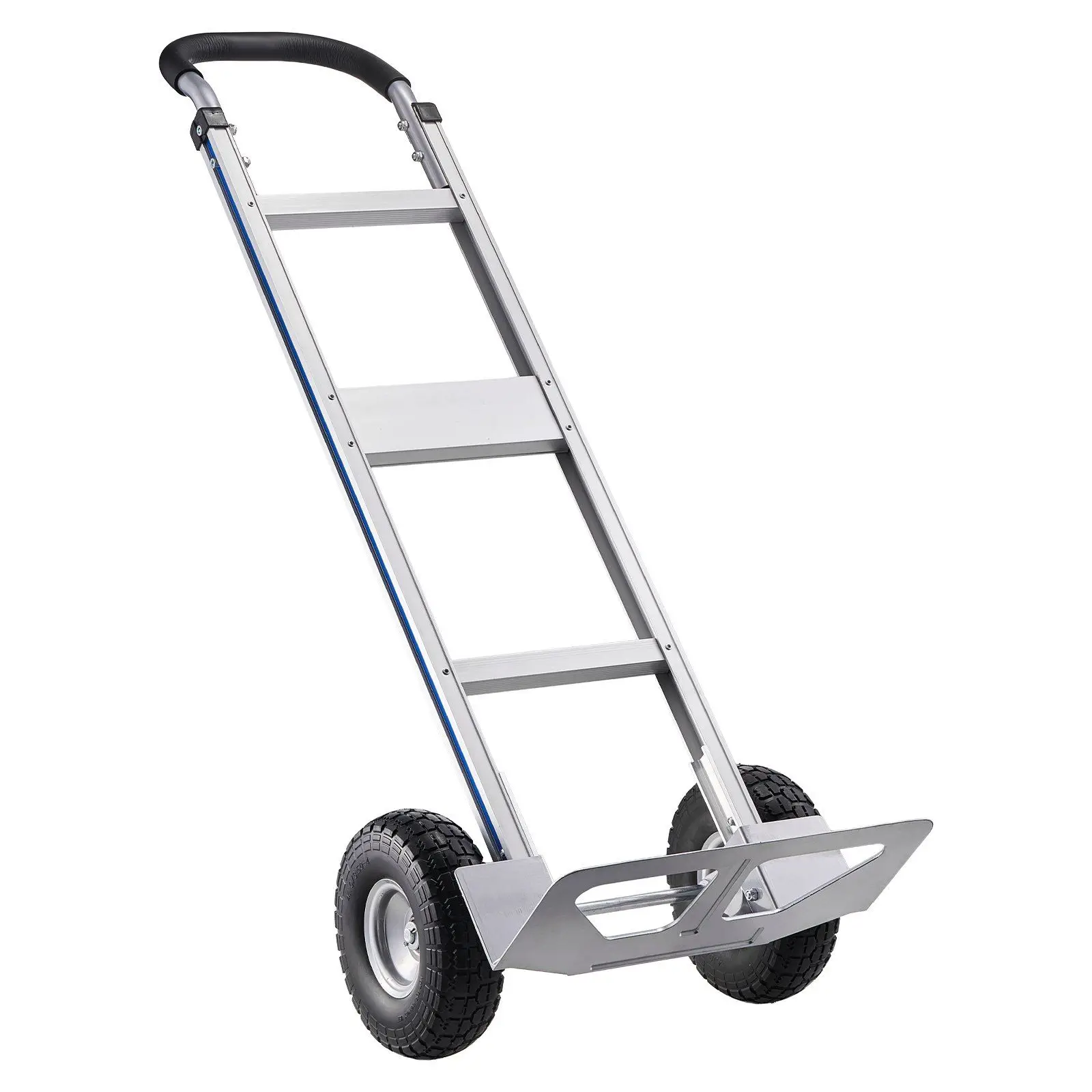 

Hand Truck, 500 lbs Load Capacity, Heavy-Duty Hand Truck Dolly with Non-Slip Wheels & Handle, Aluminum Alloy Portable Trolley