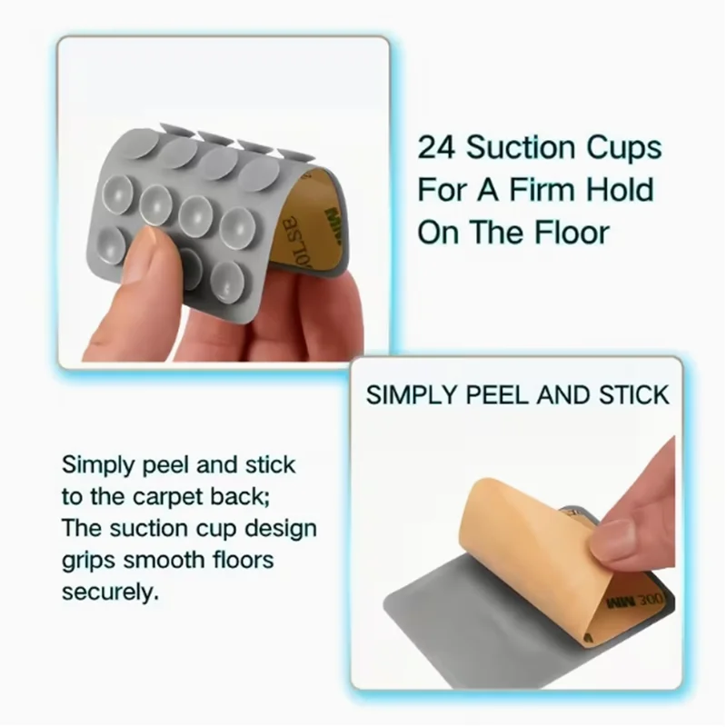 Re-usable carpet anti-slip pads, carpet fixers, preventing sliding and curling. Suitable for kitchens, living rooms and bedrooms