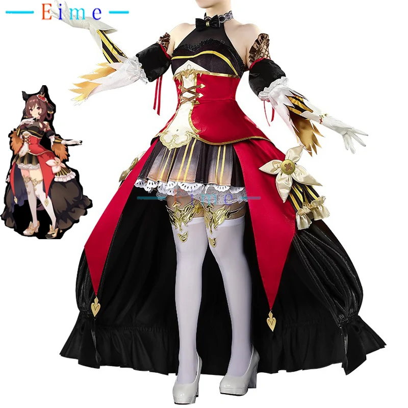 

Game Pretty Derby Gentildonna Cosplay Costumes Women Fancy Uniform Halloween Party Suit Anime Role Play Clothings Custom Made