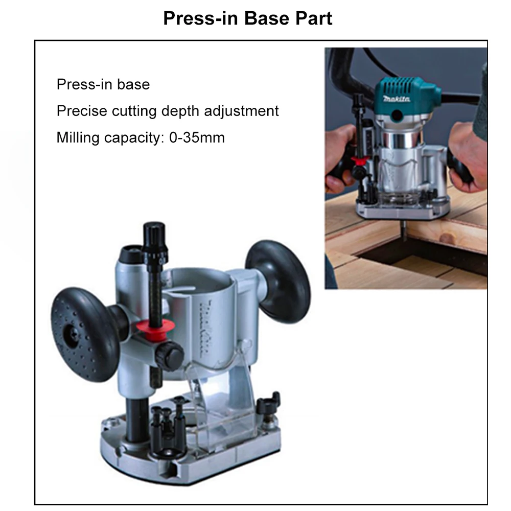 Makita RT0700C Woodworking Trimming Machine Optional Accessories Base PartS Linear Guides Transparent Base Slotted Press-in Base