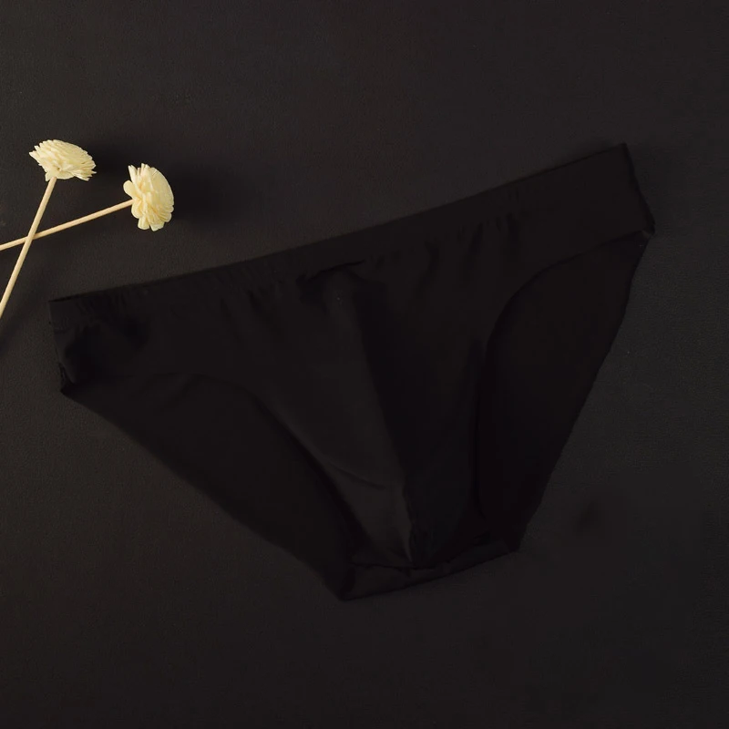 الرجال ملخصات الملابس الداخلية انظر من خلال سراويل الصلبة سيور تمتد بيكيني مثلث الانتفاخ الحقيبة تنفس مثير #3