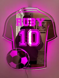 Bring victory to up-and-coming football stars, football LED mirrors