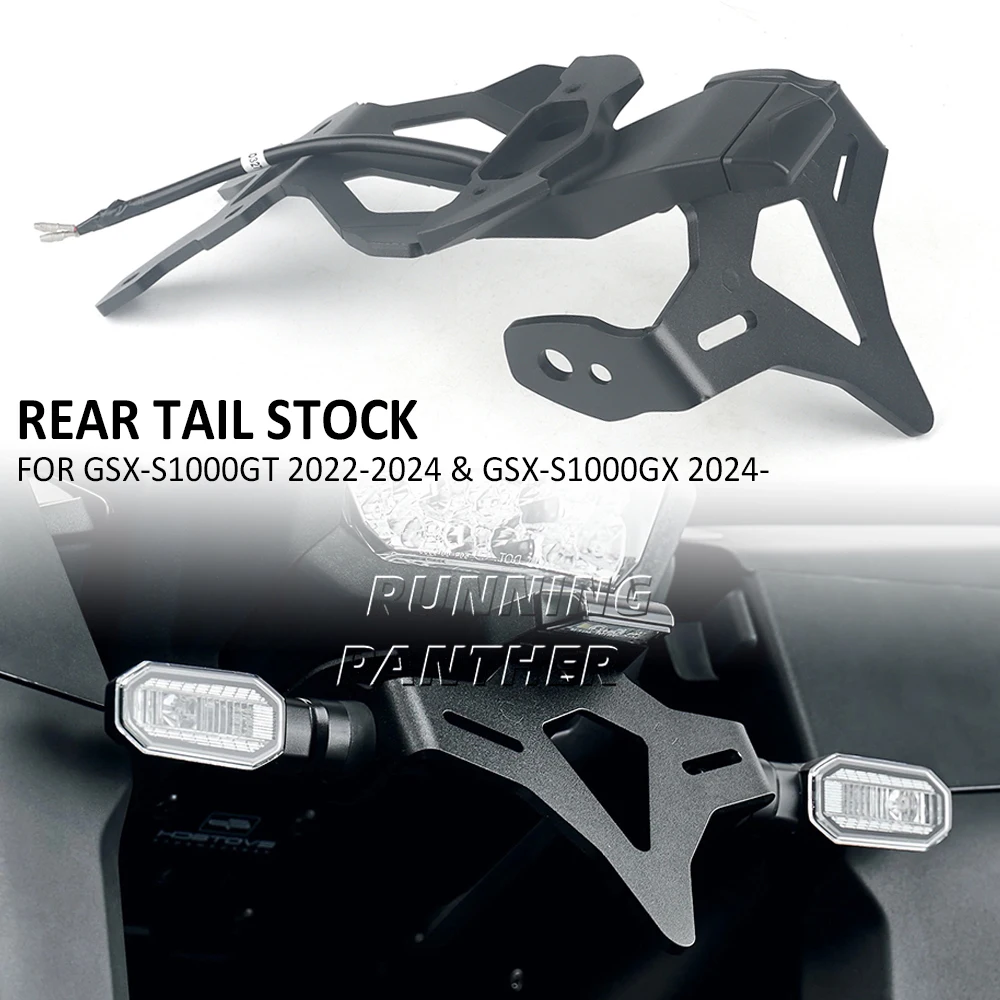 

For SUZUKI GSX-S1000 GT GX GSX-S1000GT GSX-S1000GX Motorcycle Rear Short Tail Stock License Plate Holder Tailstock Frame Bracket