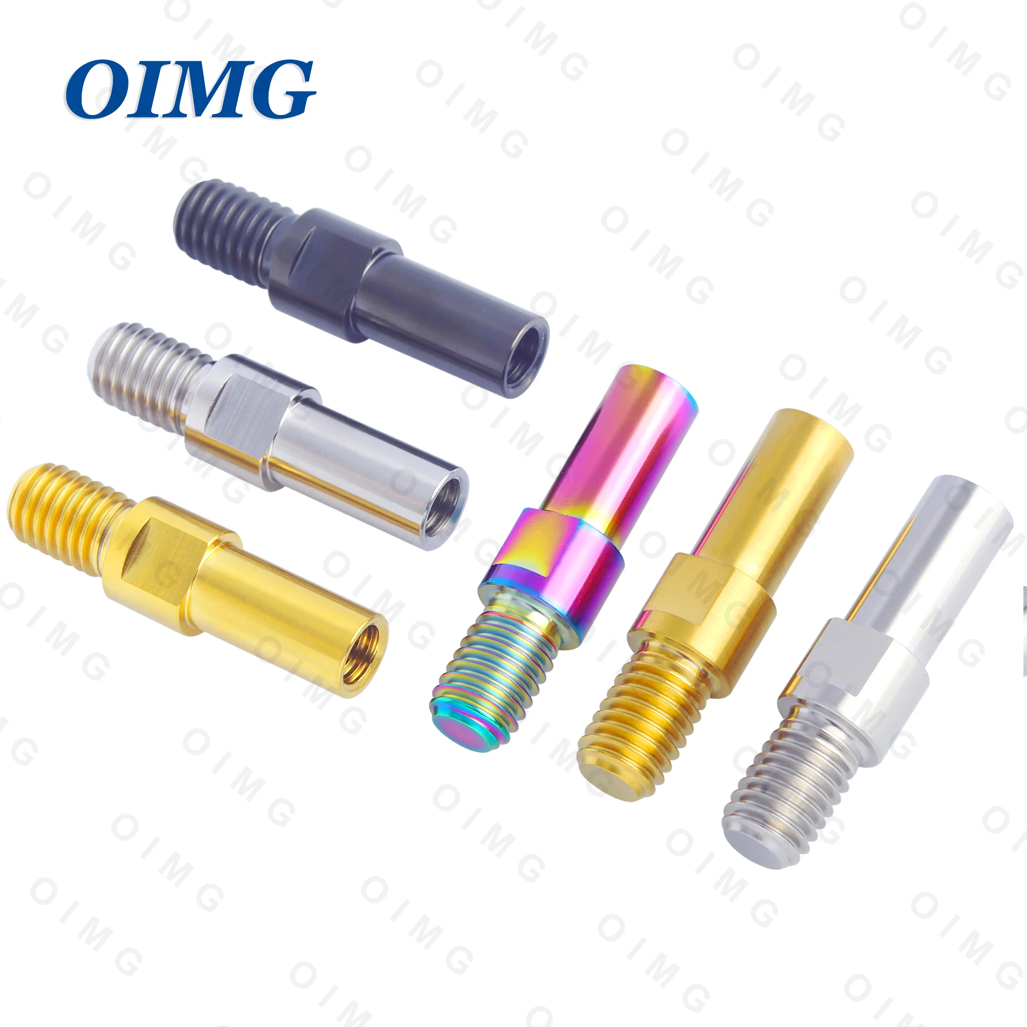 M8 V Brake Column Bolt Screw Mountain Bike Frame Front Fork Titanium Alloy Screw Modification Parts Bike Brakes Accessories
