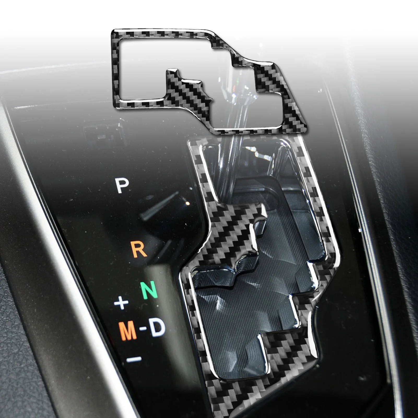 Carbon Fiber For Toyota Corolla 2014-2018 Gear Shift transmission Panel Trim Customizable Car Stickers Interior Accessories