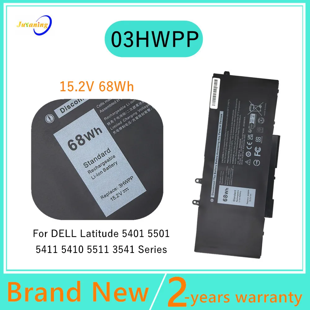 

Аккумулятор для ноутбука Dell Latitude 5401 5501 5411 5410 5511 3HWPP 10X1J N2NLL 1VY7F 3YNXM