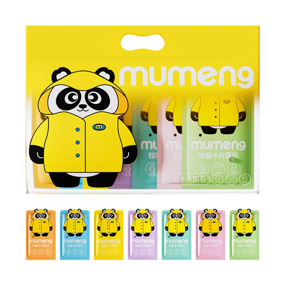 3 шт., одноразовый непромокаемый плащ из ПЭ