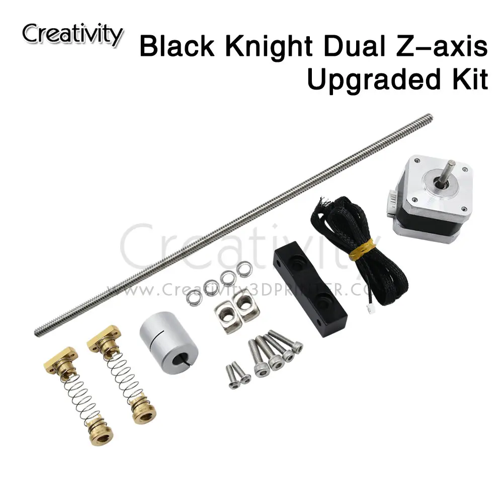 3d printer Parts Ender3 Double Z axis Upgrade kit with 42-34 Motor T8 Anti Backlas Nut For Ender3 Pro/S Ender 3 V2 Black Knight