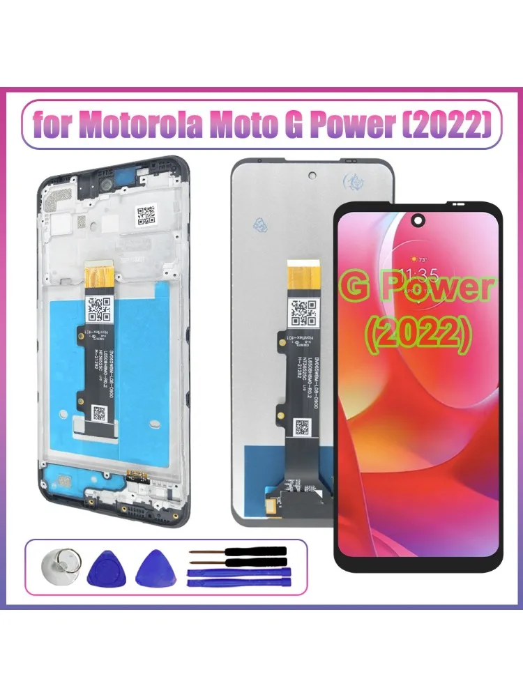Écran LCD testé pour Motorola Moto G Power 2022, écran tactile LCD de remplacement pour Moto G Power 2022 XT2165