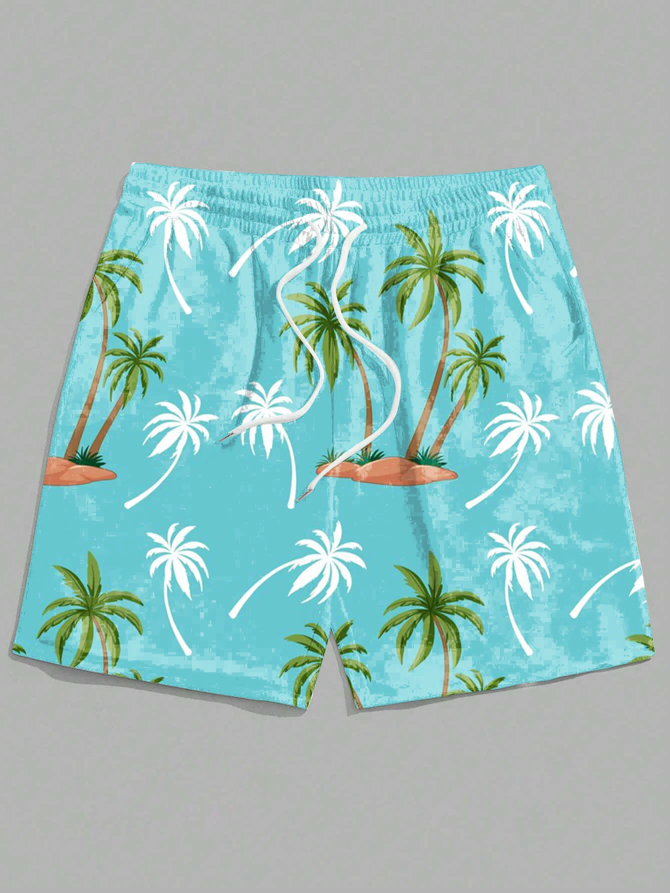 

Men's Hawaiian Swim Trunks 3D Hawaiian Plant Print Beach Shorts Quick Dry Outdoor Leisure Sports Shorts Fashion Men's Shorts