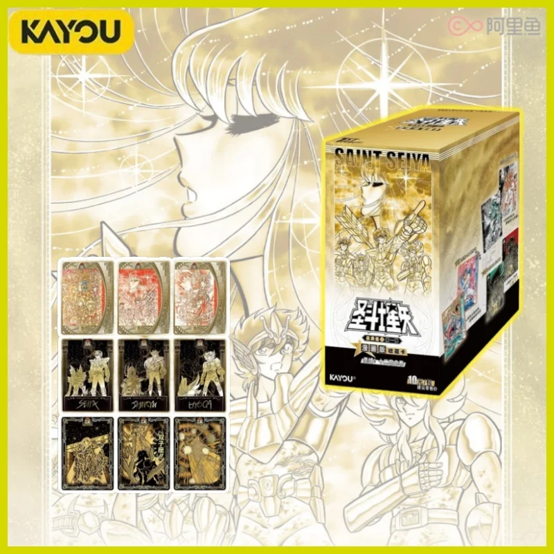 

Hot New Kayou Saint Seiya Cloth Awakening Card Box Manga Edition Collectible Card Star Pack Japanese Anime Rare Collection Cards