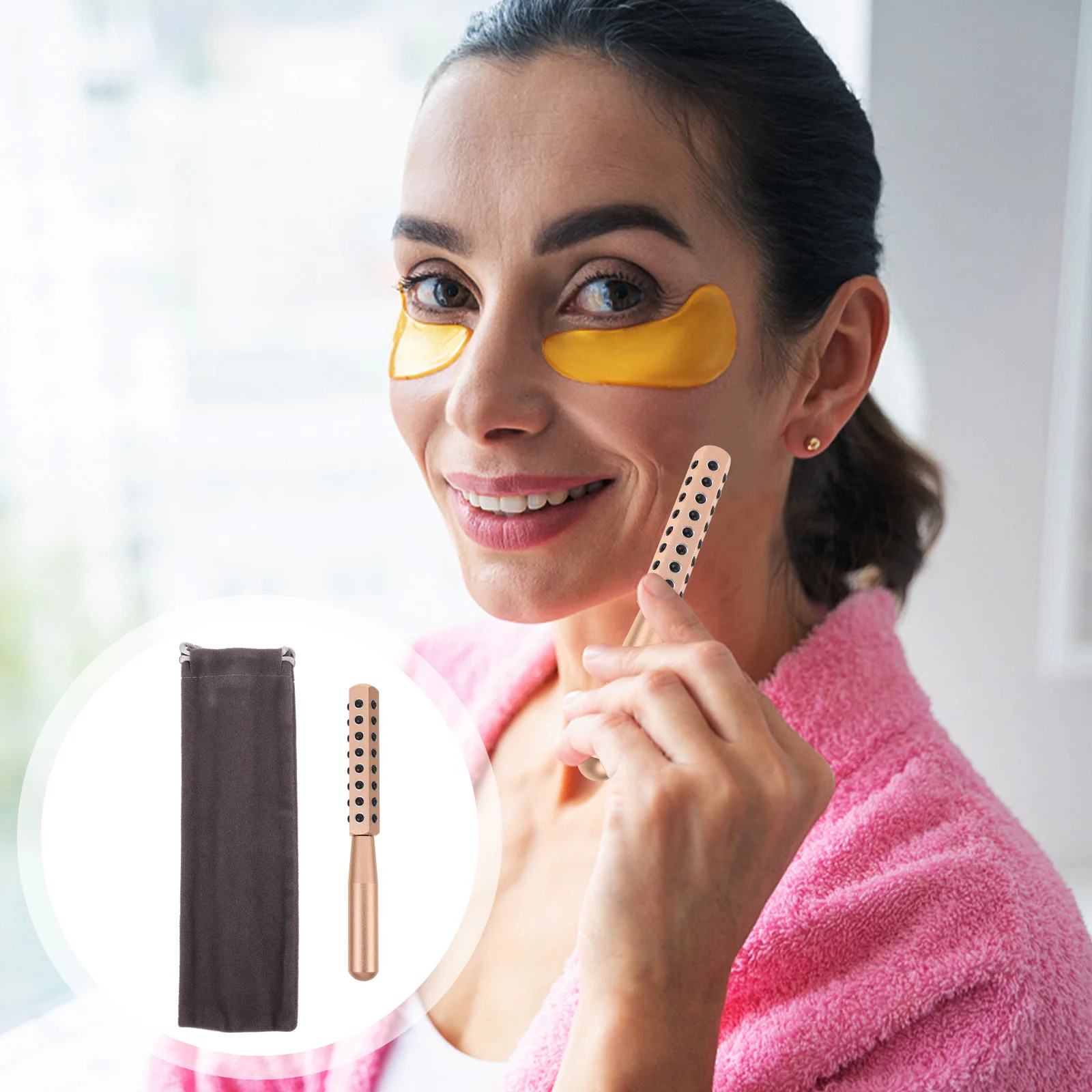 Gezichtsmassager Stick Rolling Huidverzorgingshulpmiddel voor antirimpelmassage thuis Schoonheidssalon Gezichtsmassage