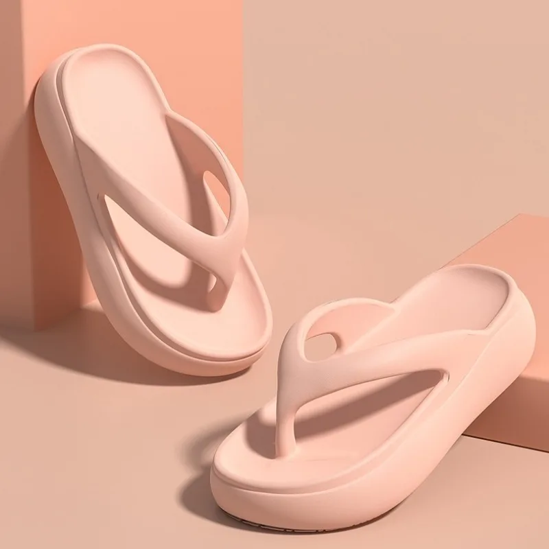 2026 New Summer Casual Flip Flop Platform Slippers Women's Slippers Fashion Beach Shoes for Woman Comfort Flats Women's Sandals