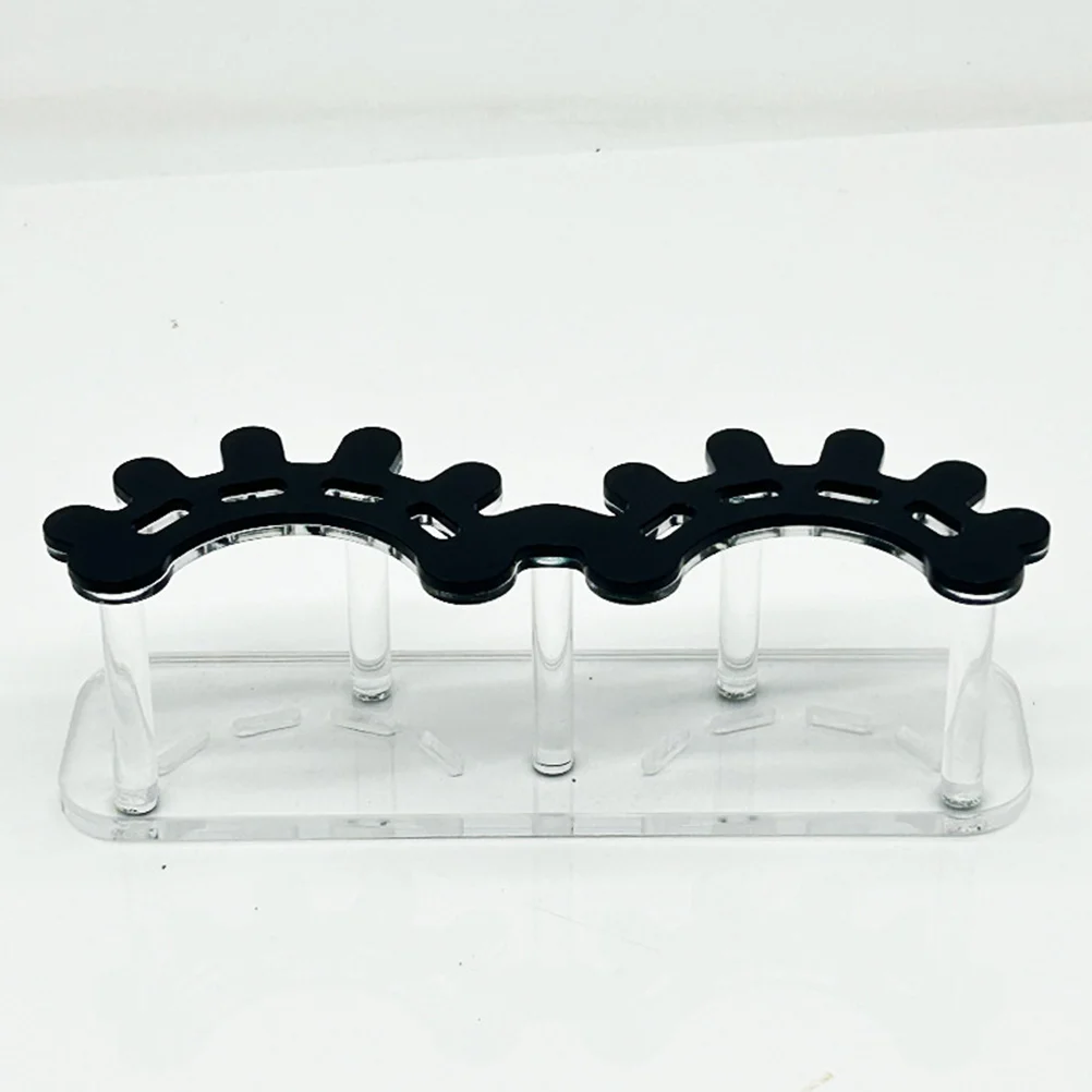 

Acrylic Eyelash Tweezers Holder Lash Extension Tool Organizer Shaped Display Stand Sturdy Rack Salon Storage