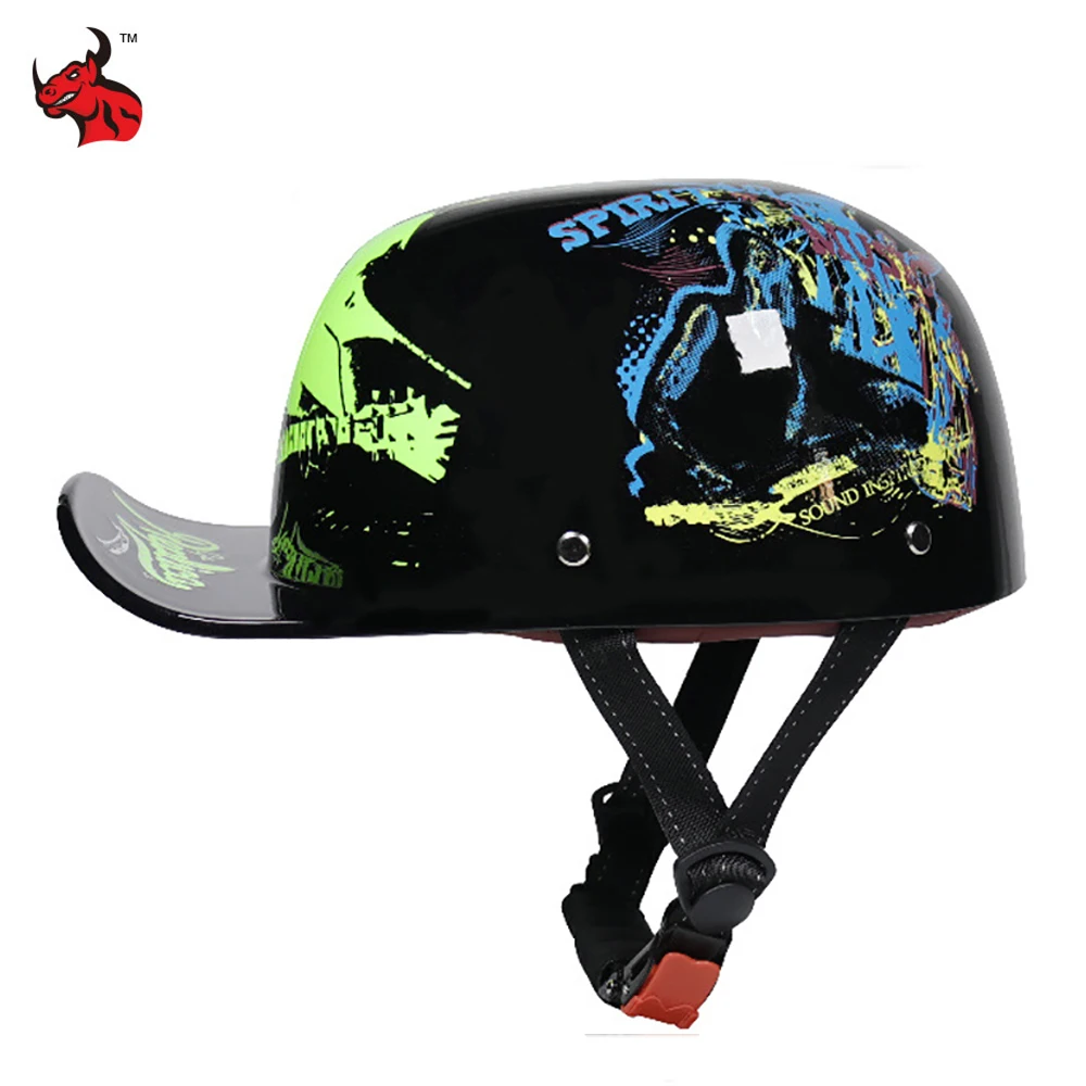 

Half Face Helmets For Motorcycles Electric Motorbike Secure Helmet Baseball Cap Motorcycle Equipment Adult Helmet for 4 seasons