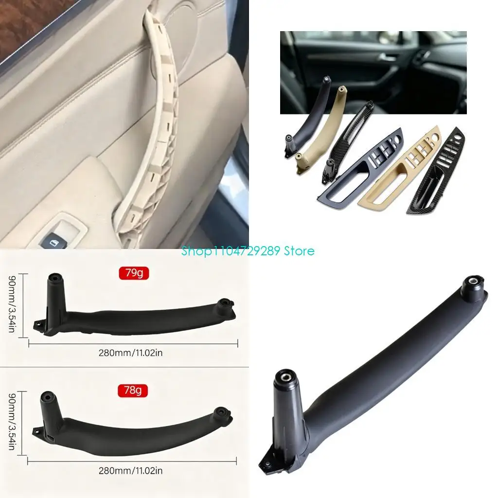 D8KE Car Door Pull Trim Cover with ABS Construction for Interior Handle Repair Work and Panel Service Tasks for Care