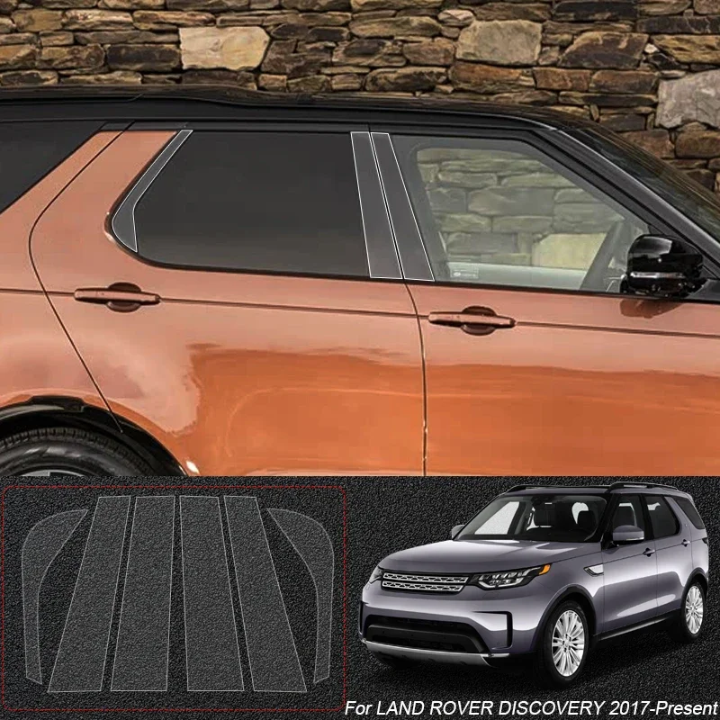 

For LAND ROVER DISCOVERY SPORT DEFENDER RANGE ROVER SPORT VELAR EVOQUE B Pillar TPU Car Protective Film Auto Body Paint Sticker