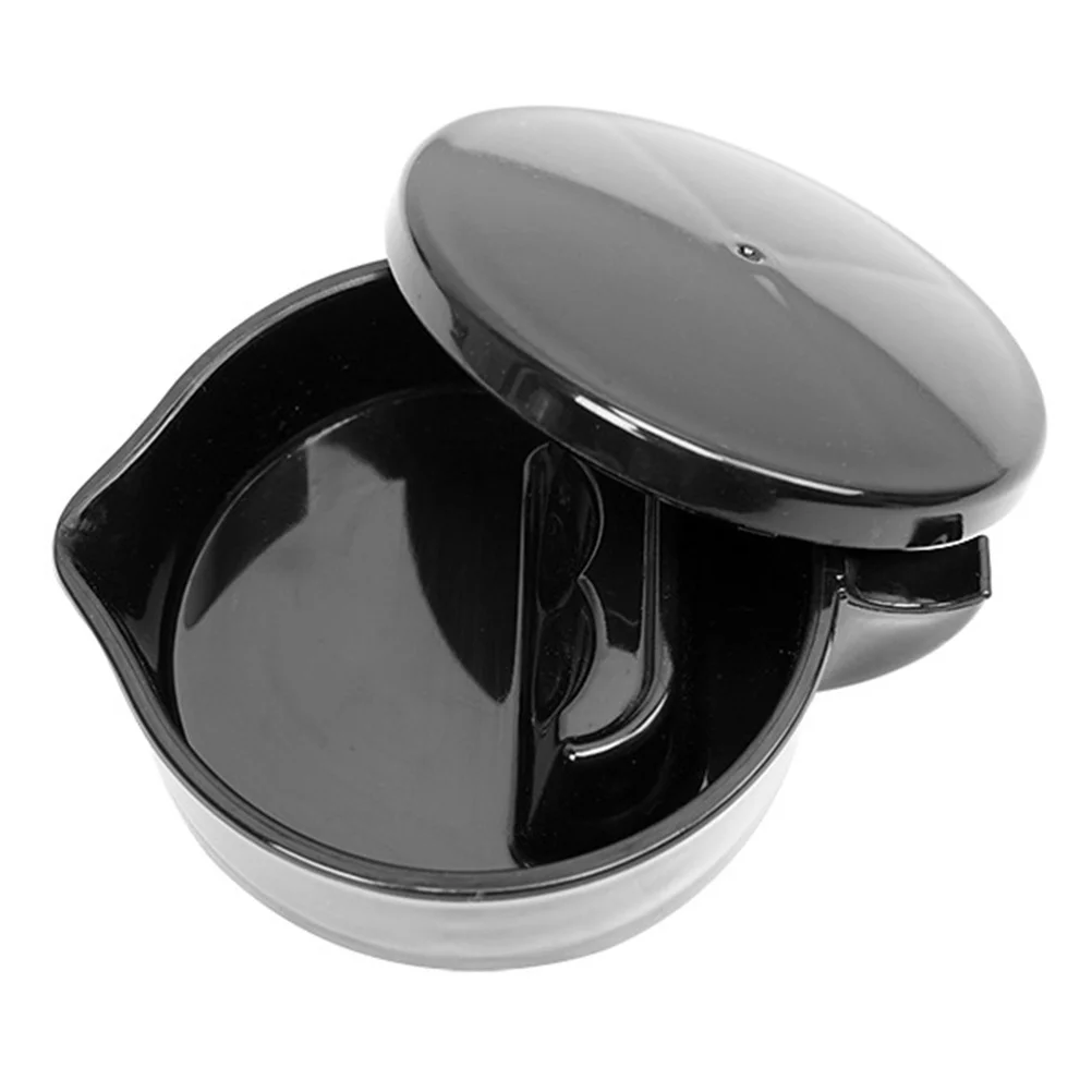 1 pçs multifuncional tinta piscina inkstone durável prático recipiente de tinta com tampa para caligrafia pintura escova limpeza armazenamento