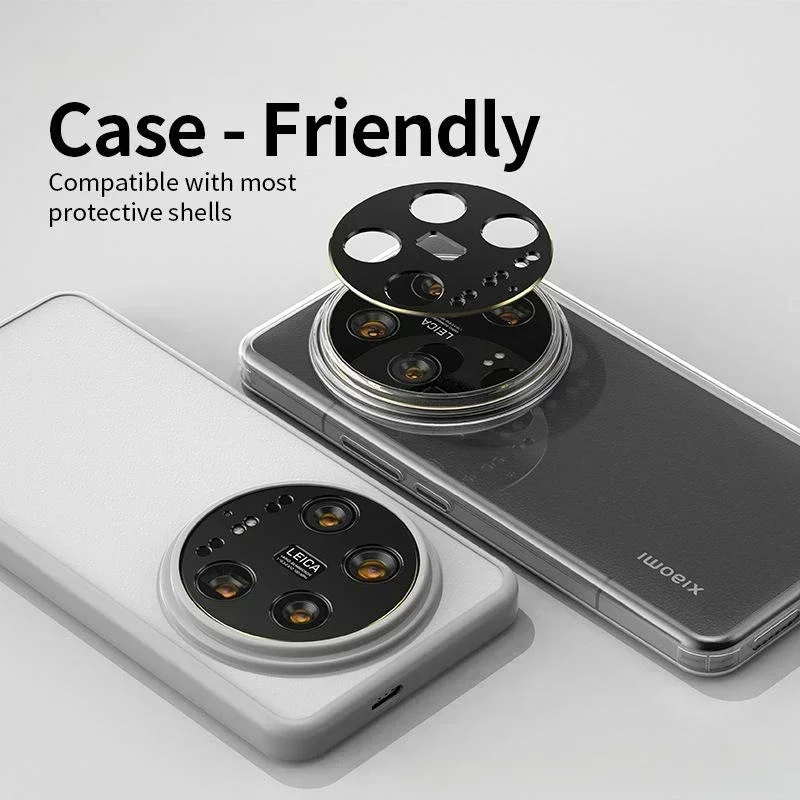 Metal Camera Lens Screen Protector for Xiaomi 14 13 Ultra Accessories Styling Cap Protective Case