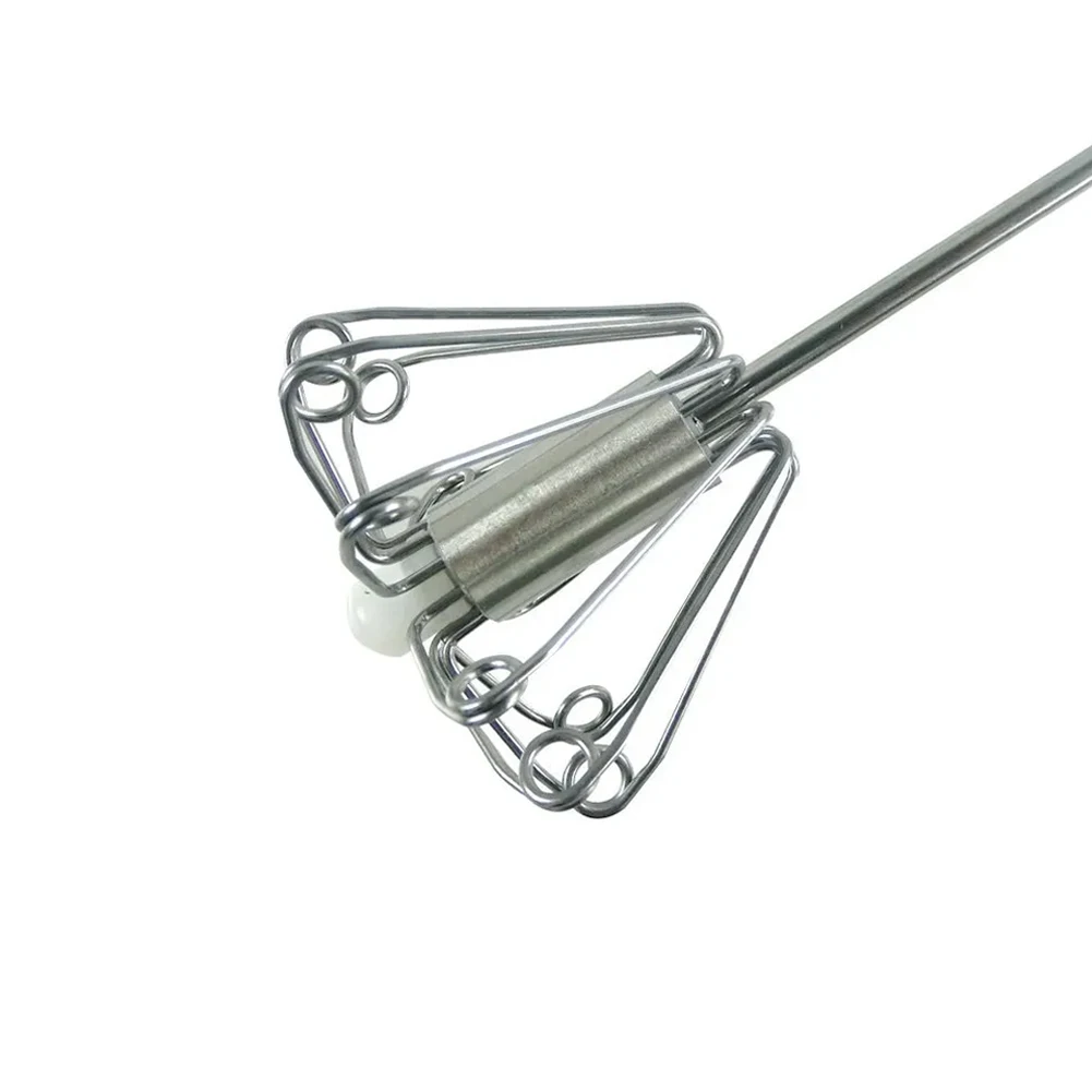 For Baking Needs Hand-operated Rotary Egg Beater Stainless Steel Whisk Improved Performance No Batteries Needed