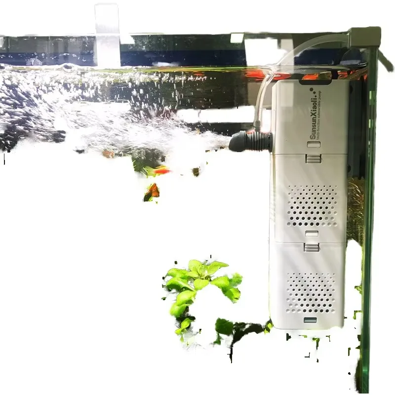 

Fish tank Filter Cycle Built-in Water Pump Water Purification and Oxygen Enrichment Three-in-one Mute