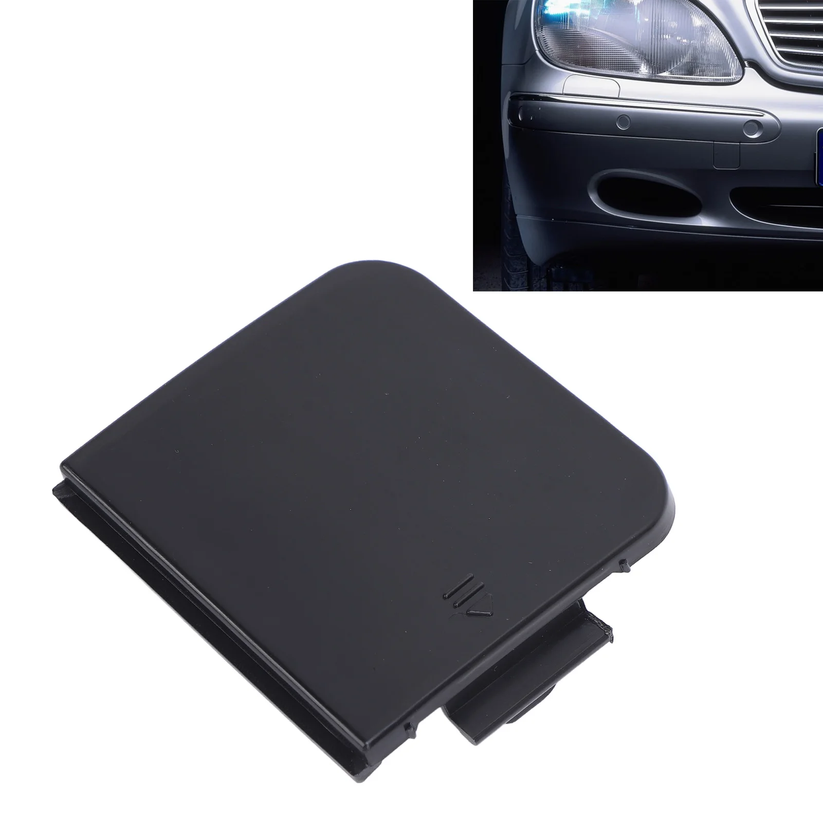 

Front Bumper Tow Hook Cover 2208850323 Bumper Towing Hook Eye Cap for S-Class W220 1999 to 2002