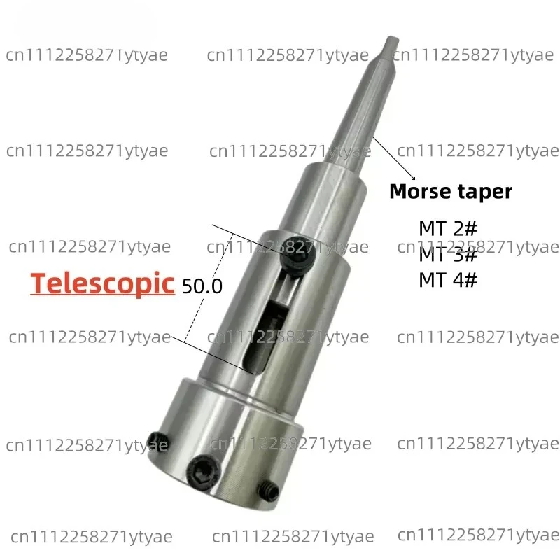 Retractable Circular Die Holder Tail Handle  Taper Fixing Sleeve for Milling External Thread on Tapping Machine Lathe