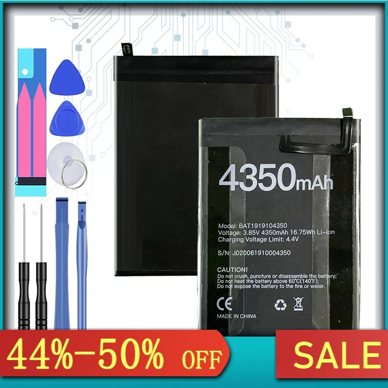 

Мобильный телефон аккумулятор BAT1919104350 4350mAh для батареи Doogee X95