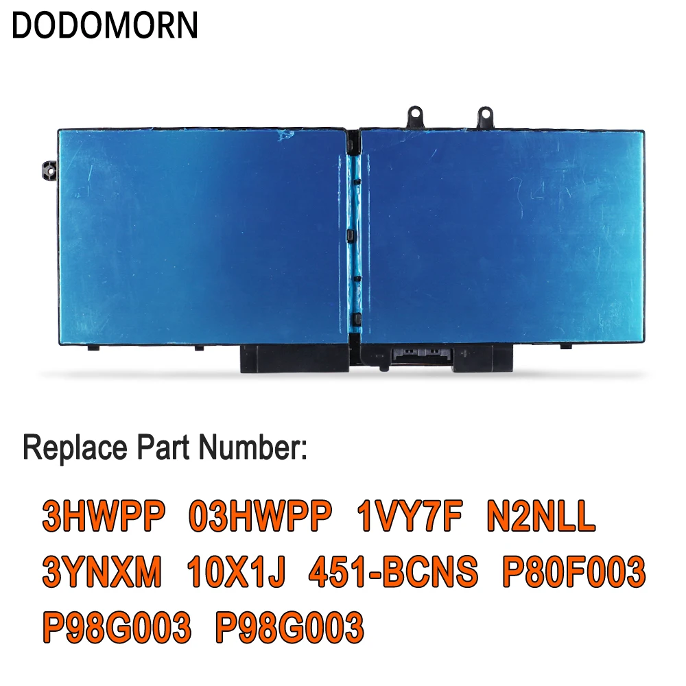 Imagem -02 - Dodomorn 3hwpp Bateria do Portátil para Dell Latitude 5401 5501 5410 5411 5510 5511 para Dell Precision 3541 3550 3551 Anos de Garantia