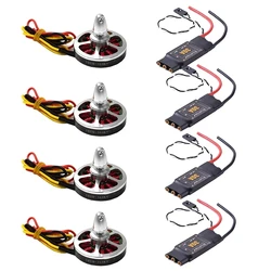5010 360KV/750kv High Torque Brushless Motors and Brushess 30A ESC OPTO 2-4S Kit for D550 ZD680 ZD850 Quadcopter