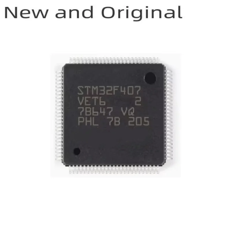 

New and Original STM32F407VET6 LQPF100 32BIT FLASH 168MHz RISC MICROCONTROLLER