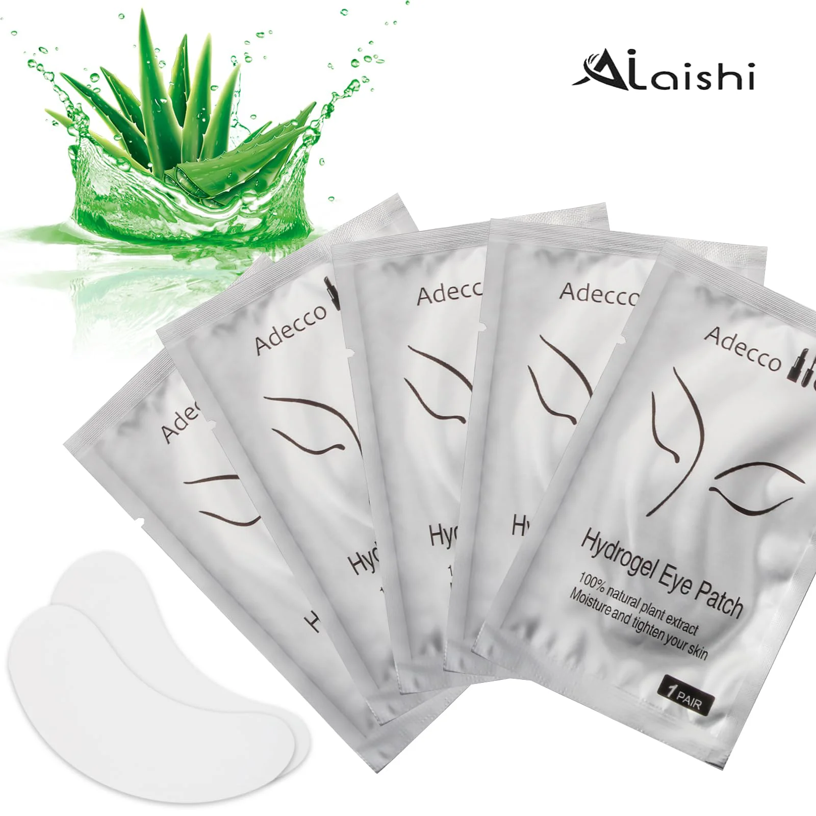 Ailaishi 50 Paar Lash Stickers Hydrogel Patches Enten Wimper Onder Oogkussens Wimpers Verlenging Wimpers Gereedschap Make-Up