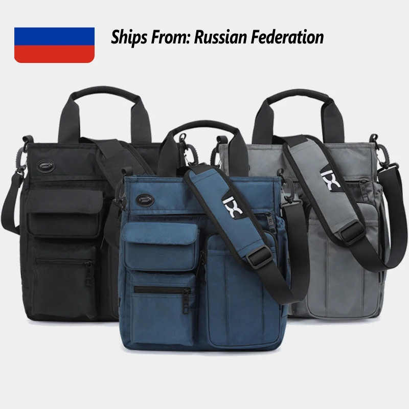 Men Gym Bag Shoulder Messenger Bag Headphone Waterproof Crossbody Bag Nylon Travel Handbag Gym Bags Daily School Men's XA666C