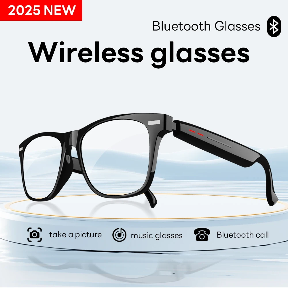 

2025 NewOriginal Smart Glasses Headset Wireless Bluetooth Sunglasses Outdoor Sport Earphone HD Mic Calling Headphone For Anaroid
