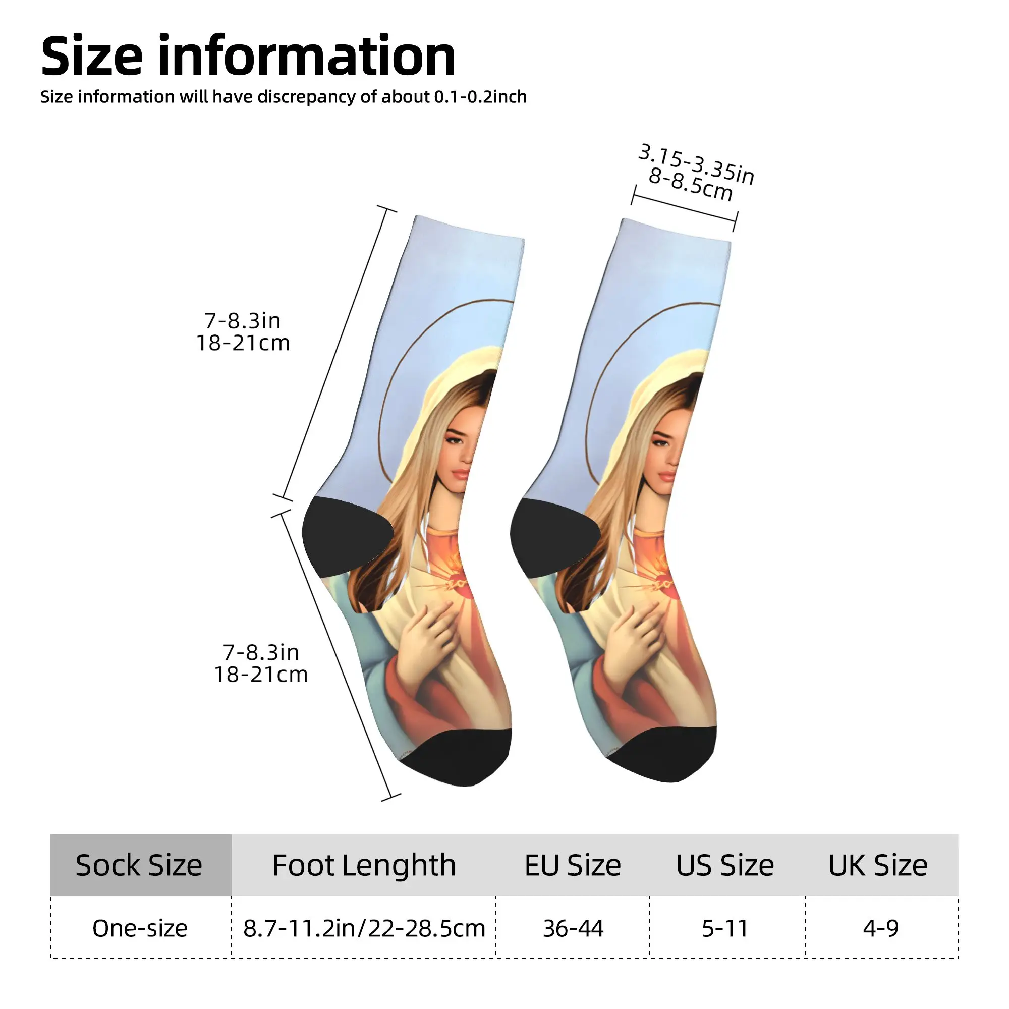 L-Lolas I-Indigos Cantor Espanhol santo Meias Casal Meias Respiráveis Harajuku Meias Primavera Anti Skid Meias Personalizadas Presente