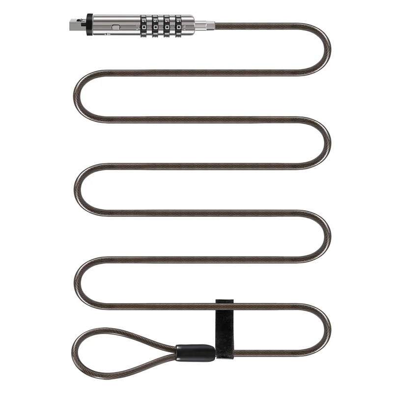 ใหม่!4 Digital Universal Lock USB แล็ปท็อปล็อคสายเคเบิลสําหรับคอมพิวเตอร์