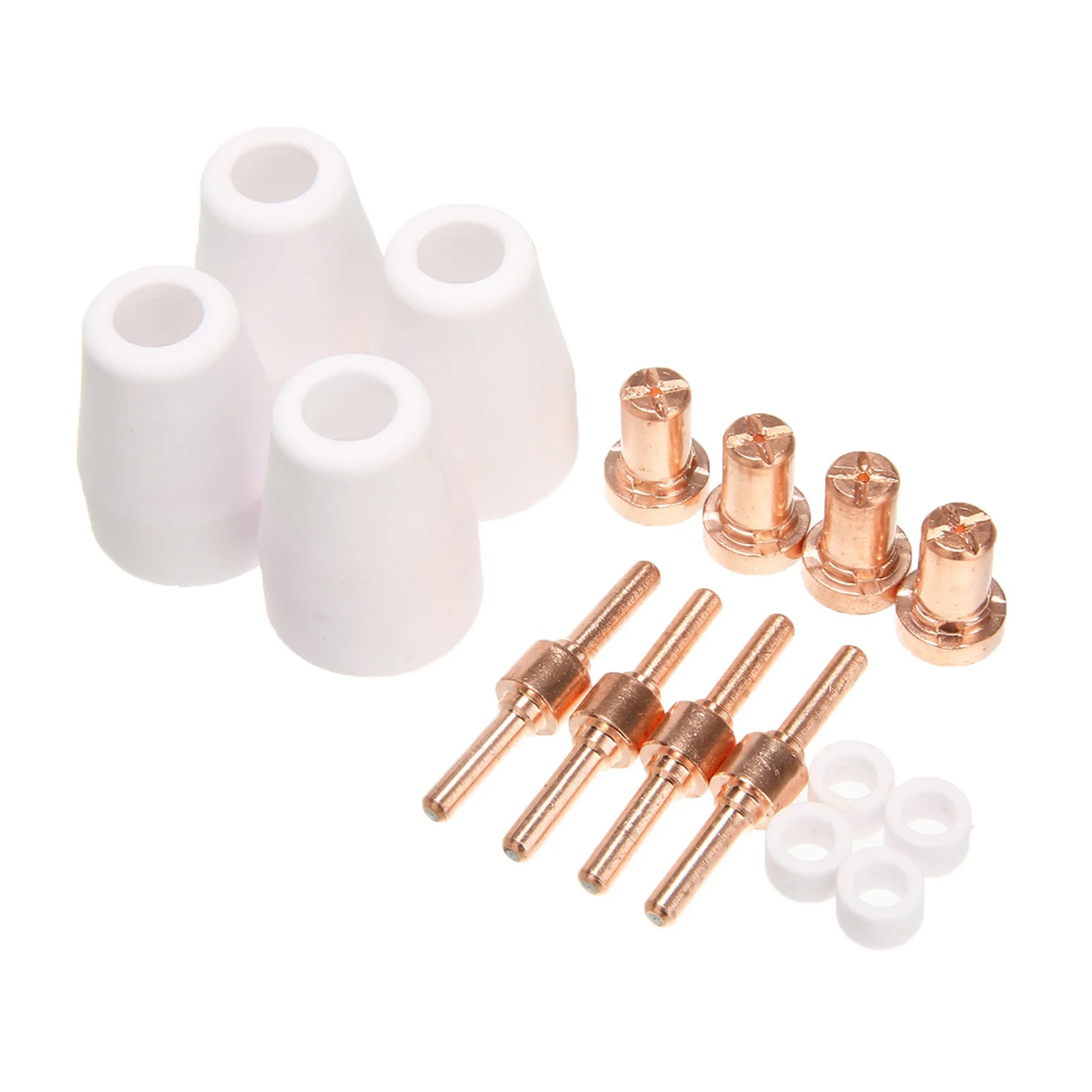 

AC88-325Pcs Plasma Cutter Tip Electrodes & Nozzles Kit Consumable Accessories For PT31 30 40 50 Plasma Cutter Welding Tools