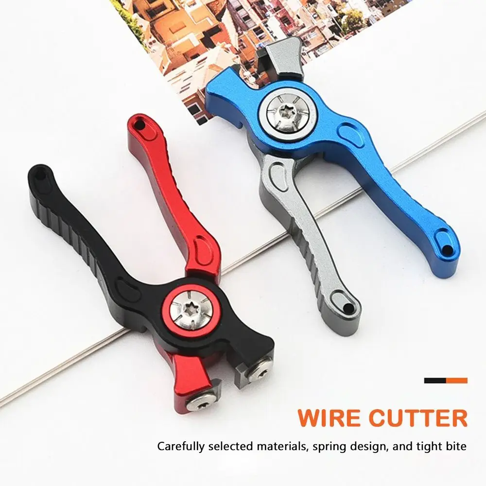 Aluminum Alloy Fishing Pliers Scissors Gold Black Blue Multi Functional Fishing Line Cutter PE Pliers Fishing Hook Remover