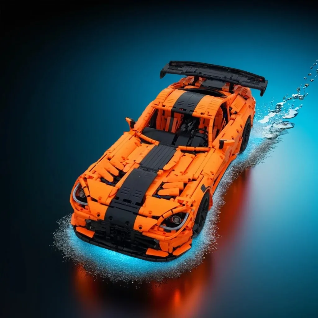 

3141 Pcs Dodgees Viper ACR American Muscle Car Track-Ready Sports Car MOC Diy Education Model Building Blocks Birthday Toys Gift