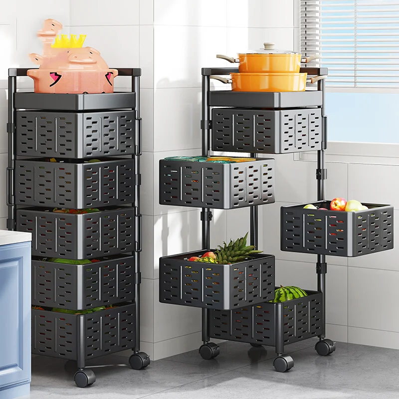 Organizers Trolleys With Drawers Folding Trolley Kitchen Organizing Shelf Storage Furniture Organizer Portable Cajoneras Cart