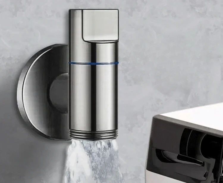 

All-copper automatic space-saving washing machine special faucet anti-fall 46-point thread water stop valve